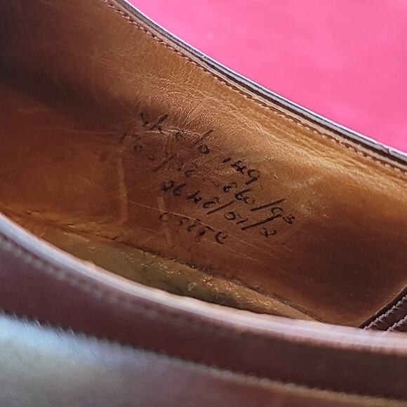 CHURCH\'S ENGLISH SHOES LTD 1950s vintage handmade derby sz 9.5 main image 7